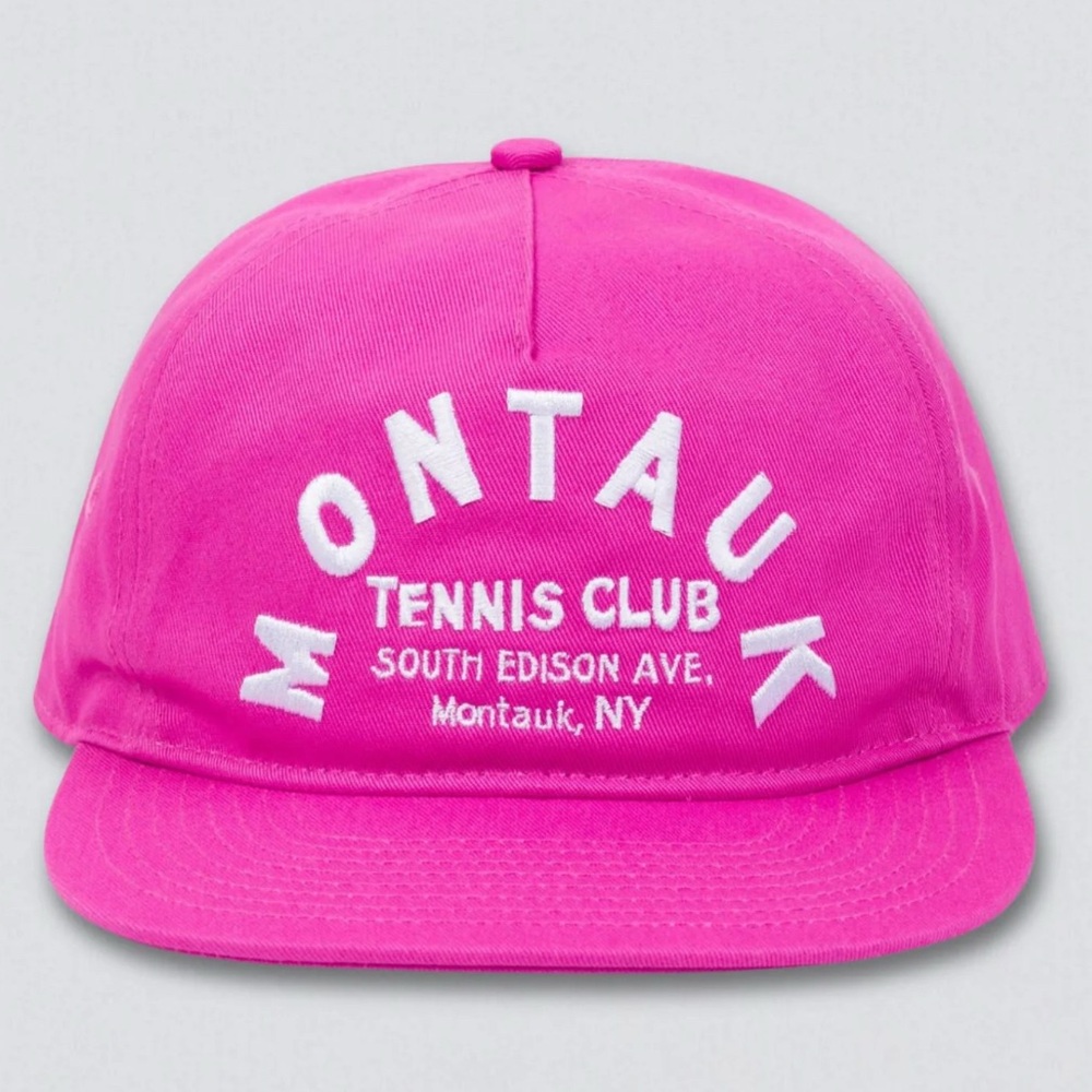 Pink Montauk Tennis Club Hat